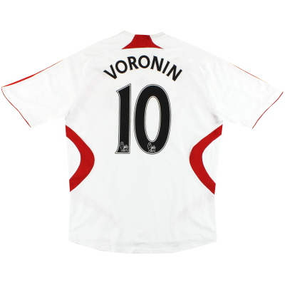 2007-08 Liverpool adidas Away Shirt Voronin #10 L 