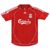 2007-08 Liverpool adidas Match Issue Home Shirt Insua #48