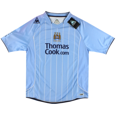 Maglia Manchester City 2007-08 Le Coq Sportif Home *con etichette* XL