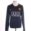 2007-08 Manchester United Away Shirt Ronaldo #7 L/S XL.Boys