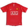 2007-08 Manchester United Nike Maillot Domicile Scholes #18 L