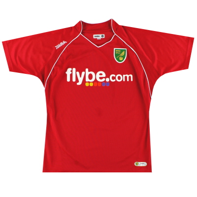 Camiseta visitante del Norwich City Xara 2007-08 L