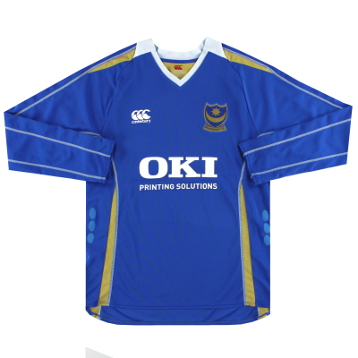 2007-08 Portsmouth Canterbury Home Shirt L/S S