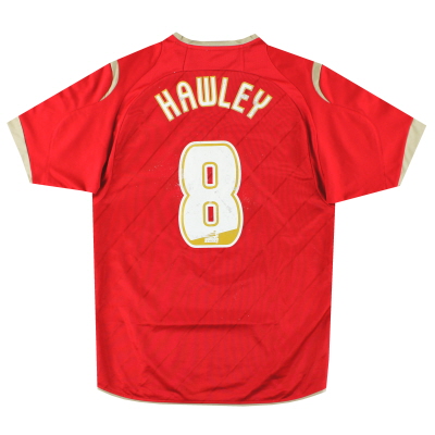 2007-08 Preston Diadora Away Shirt Hawley #8 L