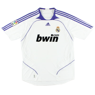 2007-08 Real Madrid adidas Home Maglia XL