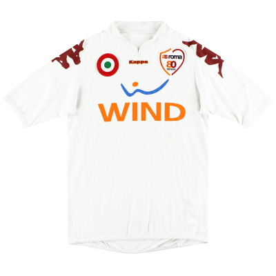 2007-08 Camiseta de visitante del 80 aniversario de Roma Kappa XL