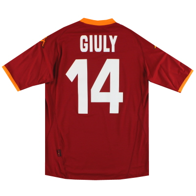 2007-08 Roma Kappa Home Shirt Giuly #14 *As New* XL