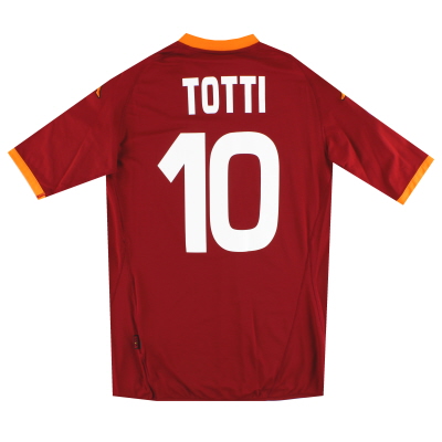 2007-08 Roma Kappa Maillot Domicile Totti # 10 XL