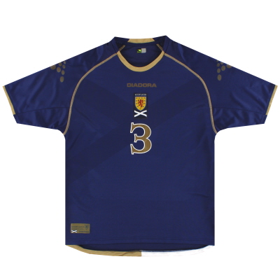 2007-08 Scotland Diadora Home Shirt #3