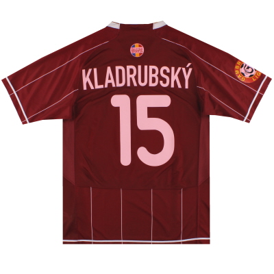 2007-08 Sparta Prague Nike Edisi Pertandingan Home Shirt Kladrubsky #15 L