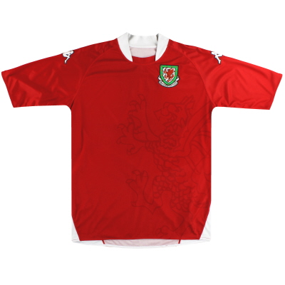 2007-08 Wales Kappa Home Shirt L