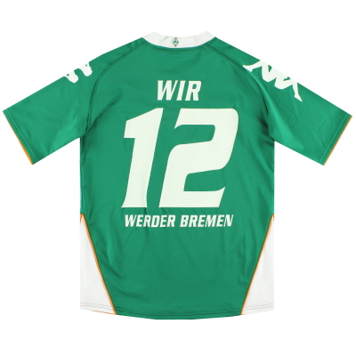 2007-08 Werder Bremen Kappa Home Shirt Wir #12 M 