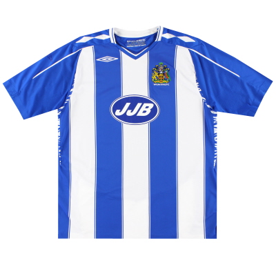2007-08 Wigan Umbro thuisshirt XL