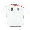2007-09 England Umbro Home Shirt L/S Rooney #9 XXL