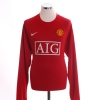 2007-09 Manchester United Nike Home Shirt Giggs #11 L/S XL
