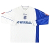 2007-09 Tranmere Rovers Joueur Isuue Maillot Domicile Mullin # 7 L/S XL