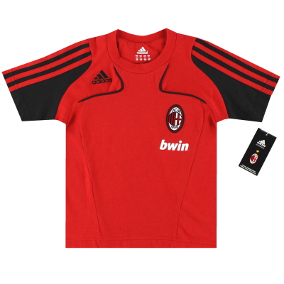 T-shirt de loisirs adidas AC Milan 2008-09 *avec étiquettes* XS.Garçons