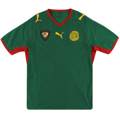 2008-09 Kamerun Puma Home Shirt *Seperti Baru* L