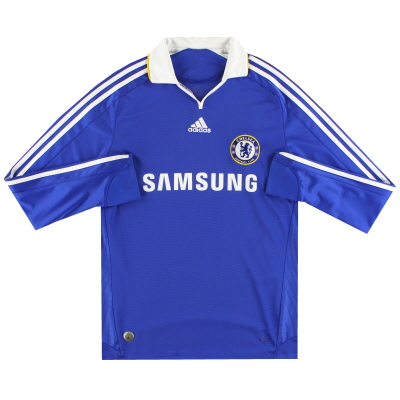 2008-09 Chelsea adidas Home Shirt L/S M 