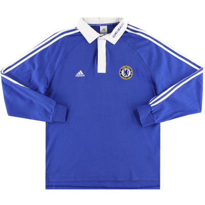 2008-09 Chelsea adidas Polo Shirt L/S M 