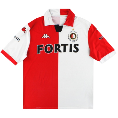 2008-09 Feyenoord Kappa Centenary Home Shirt *Mint* XXXL 