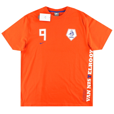2008-09 Holland Nike van Nistelrooy Tee *avec étiquettes* M