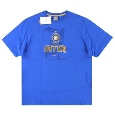 T-shirt grafica Nike Inter 2008-09 *con etichette* L