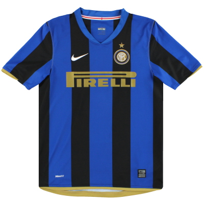 2008-09 Inter Milan Nike Home Maglia * Mint * L