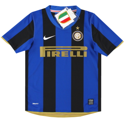 Maillot domicile Nike Inter Milan 2008-09 * avec étiquettes * S.Boys