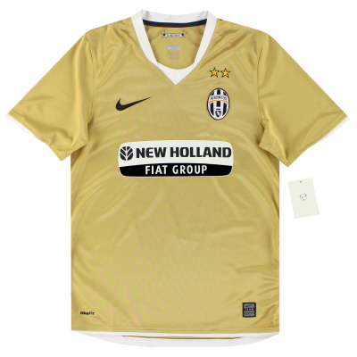 2008-09 Juventus Nike uitshirt *met kaartjes* S