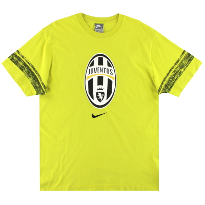 2008-09 Juventus Nike Grafik T-Shirt L