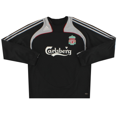 2008-09 Liverpool adidas Climawarm-sweatshirt S
