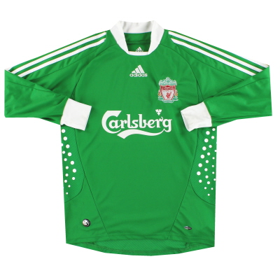 Camiseta de portero Liverpool 2008-09 adidas XL