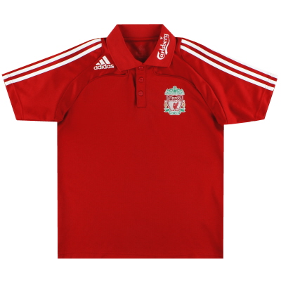 2008-09 Liverpool adidas Polo Shirt S