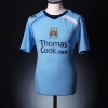 2008-09 Manchester City Home Shirt Ireland #7 XL