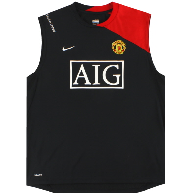 2008-09 Manchester United Nike Training Vest *Mint* L 