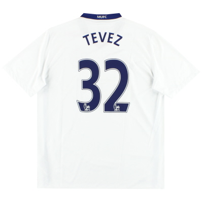 Maglia da trasferta Nike del Manchester United 2008-09 Tevez # 32 L