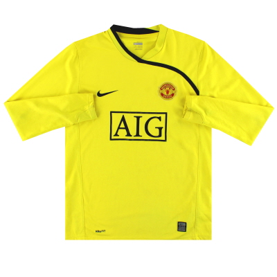 2008-09 Baju Kiper Nike Manchester United XL. Anak Laki-Laki