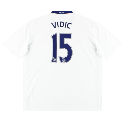 2008-09 Manchester United Nike Away Shirt Vidic #15 XL 