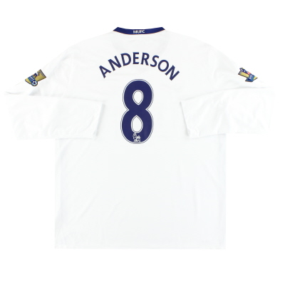 2008-09 Manchester United Away Shirt Anderson #8 /