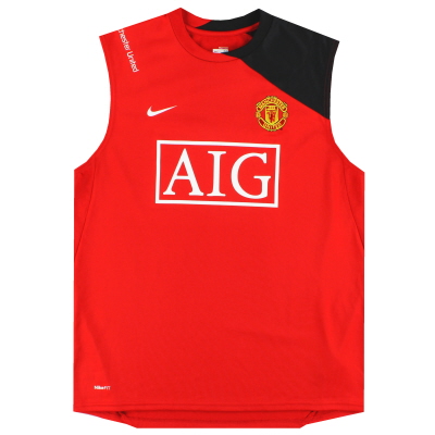 2008-09 Manchester United Nike Training Vest *Mint* M 