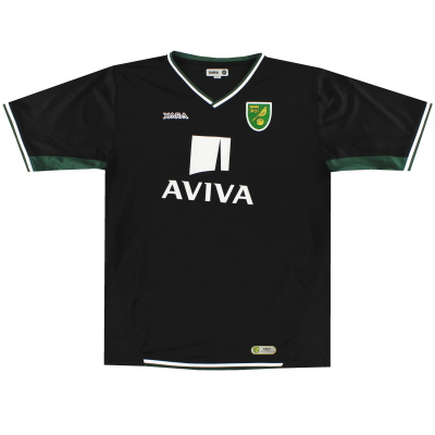 2008-09 Norwich Xara 어웨이 셔츠 L