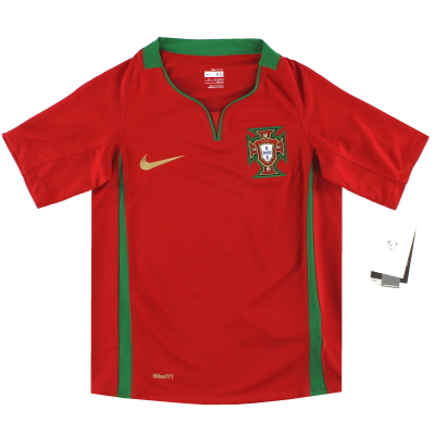 2008-09 Portugal Nike Heimtrikot *mit Etikett* XS.Boys