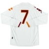2008-09 Roma Away Shirt #7 L/S L