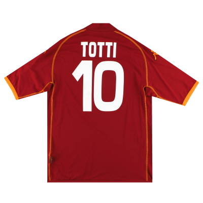 2008-09 Roma Kappa Heimtrikot Totti #10 *wie neu* XXL