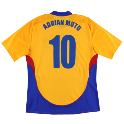 2008-09 Romania adidas Home Shirt Adrian Mutu #10