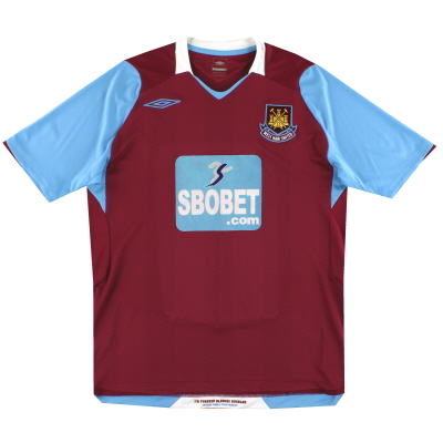 2008-09 West Ham Umbro Home Shirt L