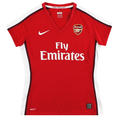 Camiseta de local de mujer Arsenal 2008-10 Nike M