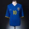 2008-10 Brazil Away Shirt Ronaldinho #10 XXL