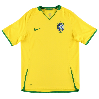 Camiseta XXL de local de Brasil 2008-10 Nike